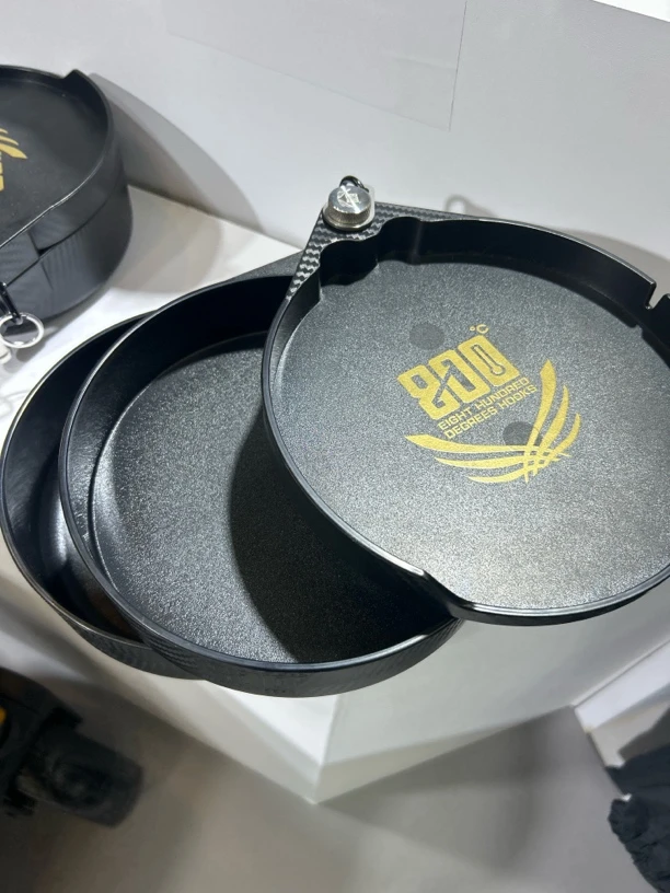 800三层度新款开饵盆钓鱼饵盒拉饵盘大容量