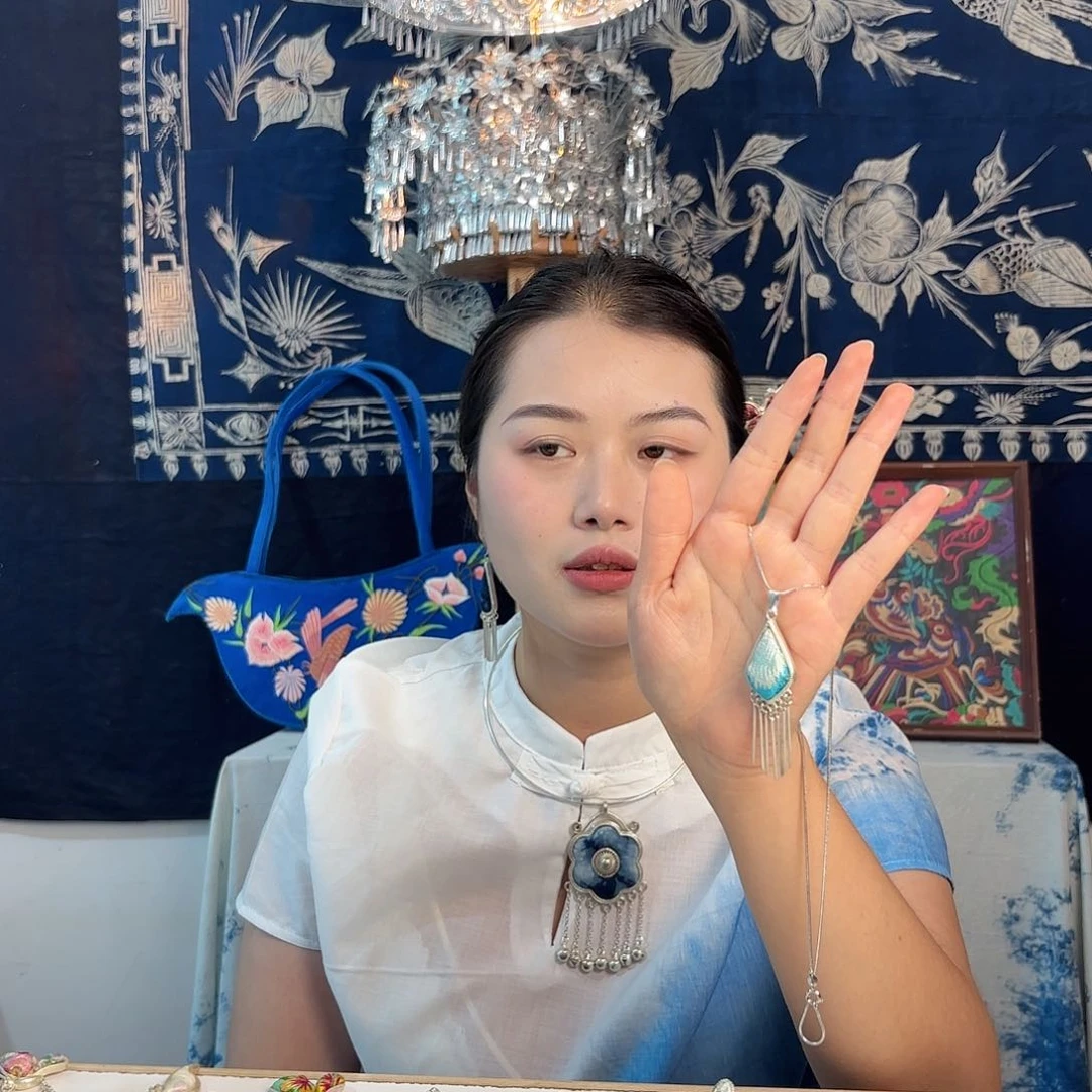 刺绣民族风复古风吊坠
