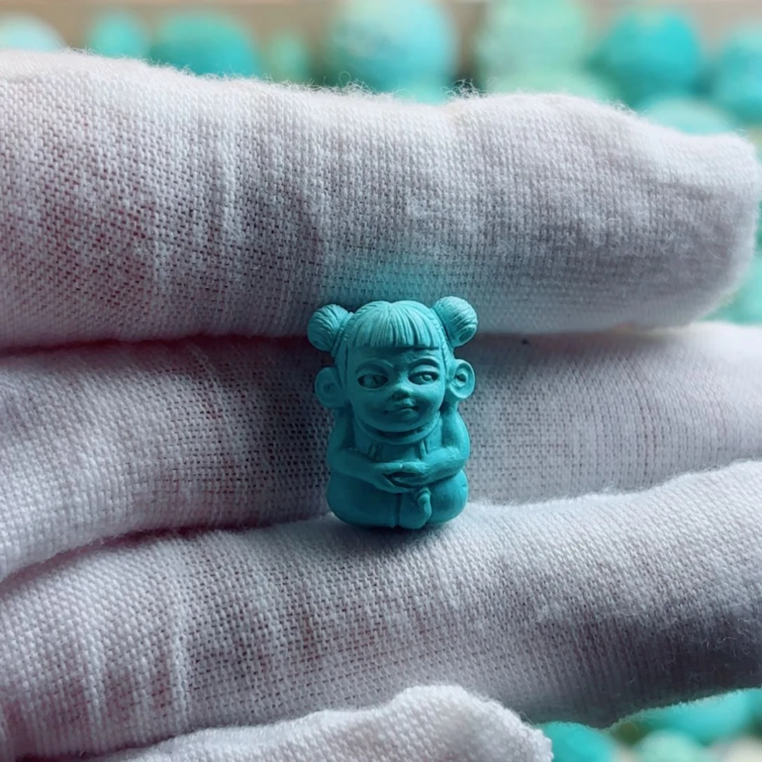 未镶嵌绿松石珠宝奇石