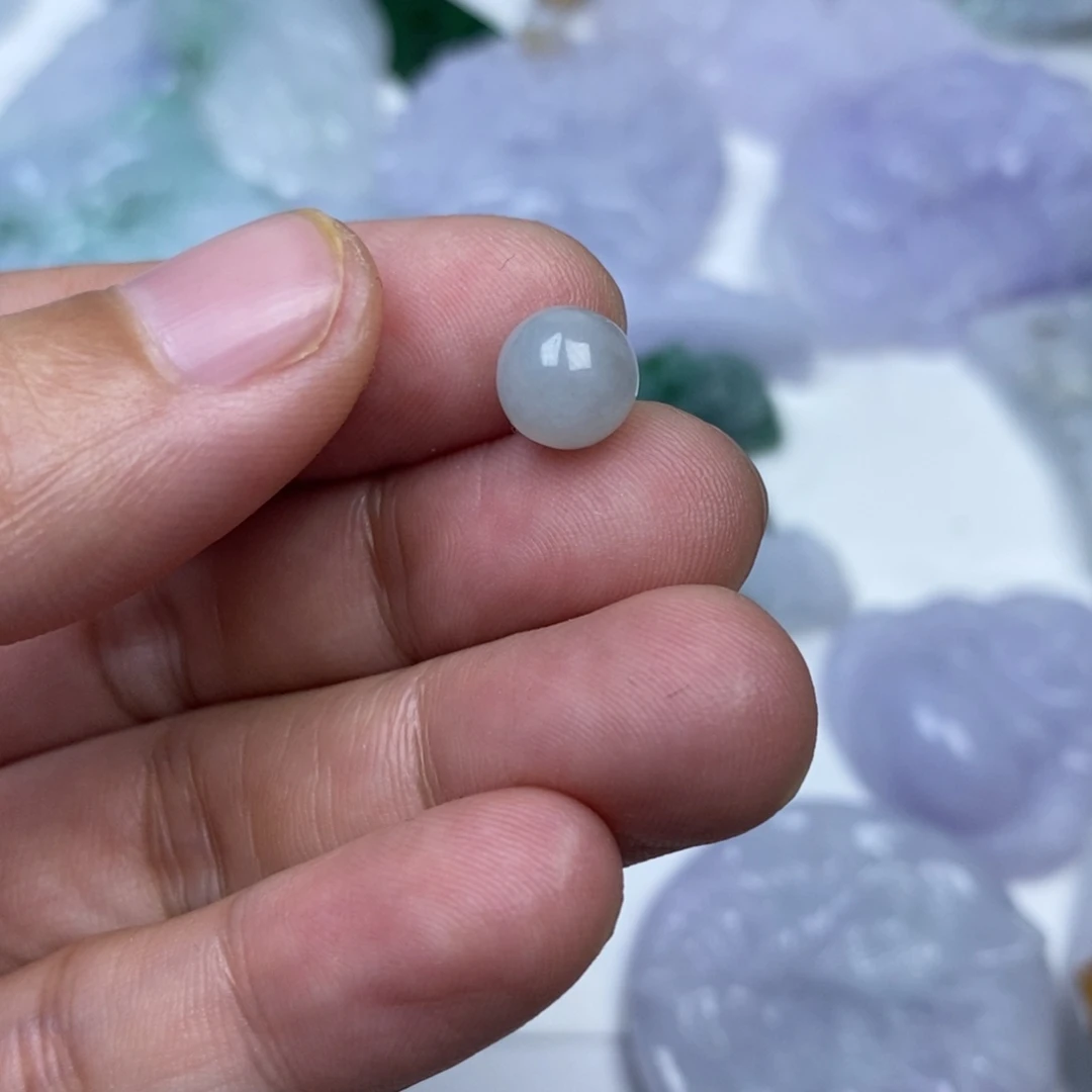 翡翠未镶嵌颈饰青*5翡翠