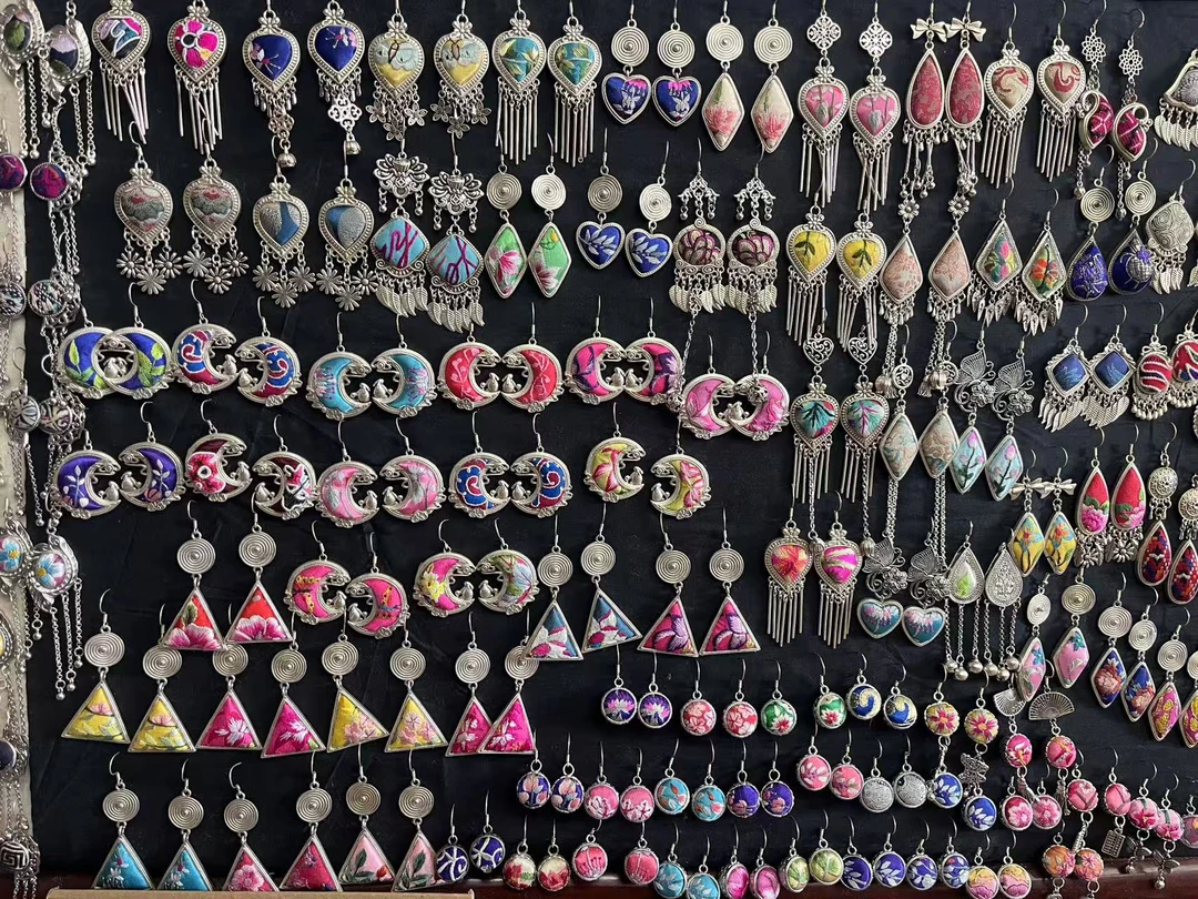 民族风老绣日常必备饰品百搭（随发，）