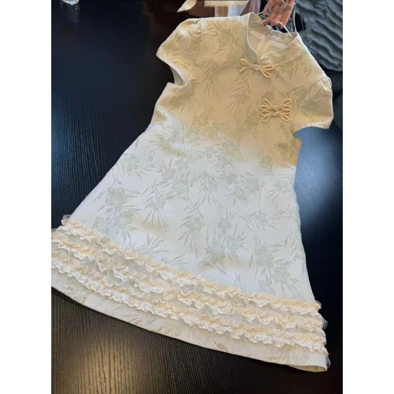 D-GIRLHOOD【池南春水】设计师中国风气质轻奢小众连衣裙