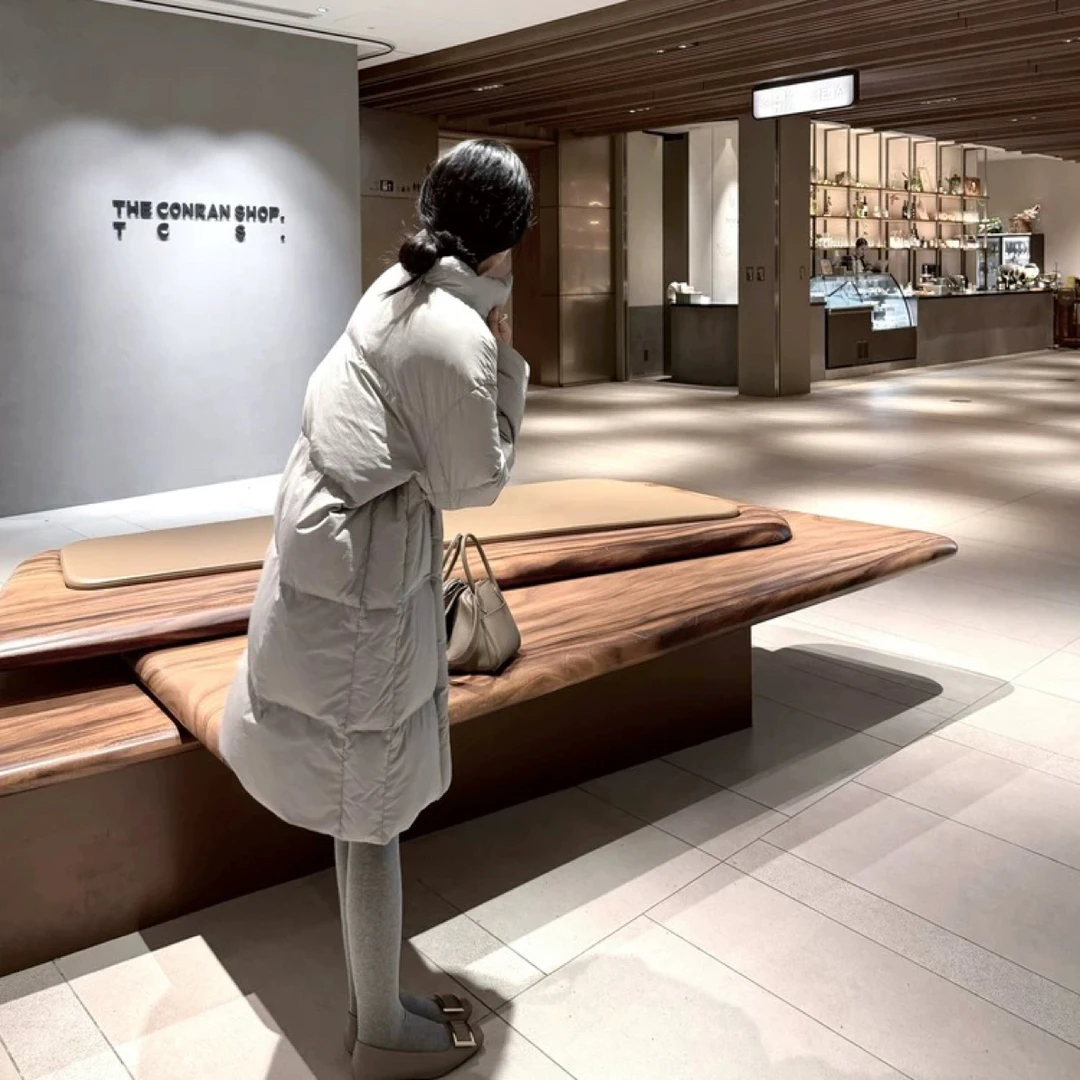 Zearzz 11/1  双倍温暖 三星鹅绒长款保暖显瘦都市感羽绒服女冬