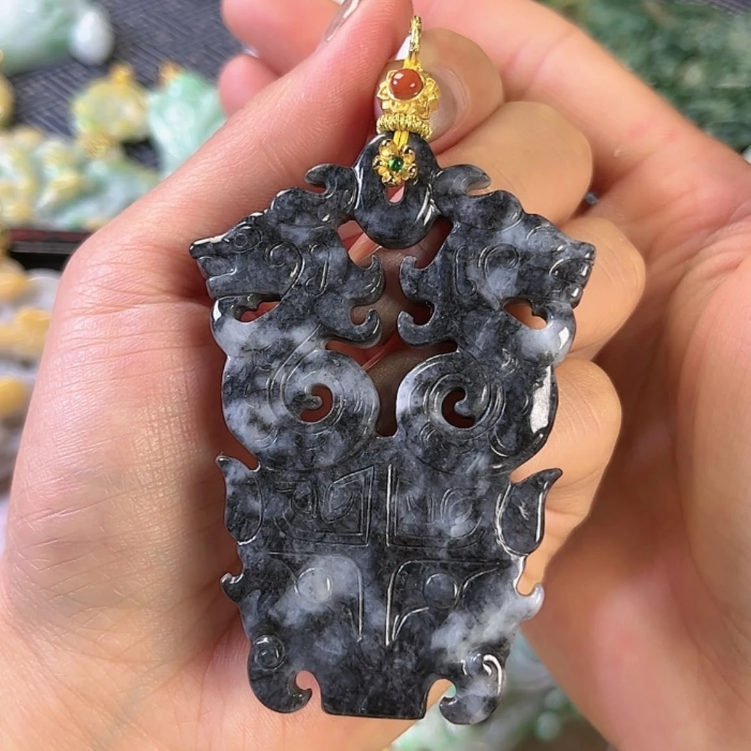 【闪购商品】翡翠颈饰未镶嵌挂件