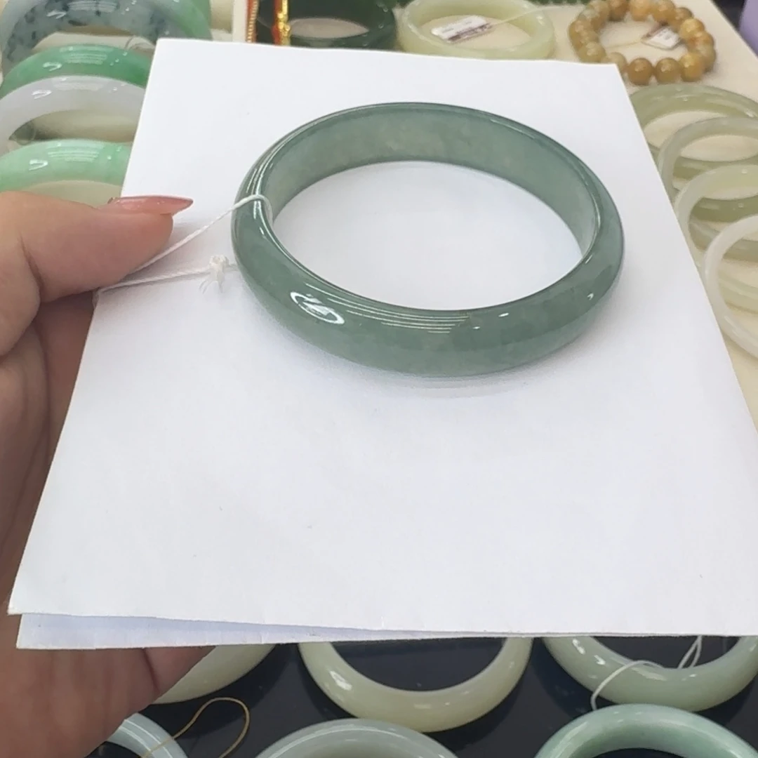 未镶嵌手镯翡翠点菜看细节