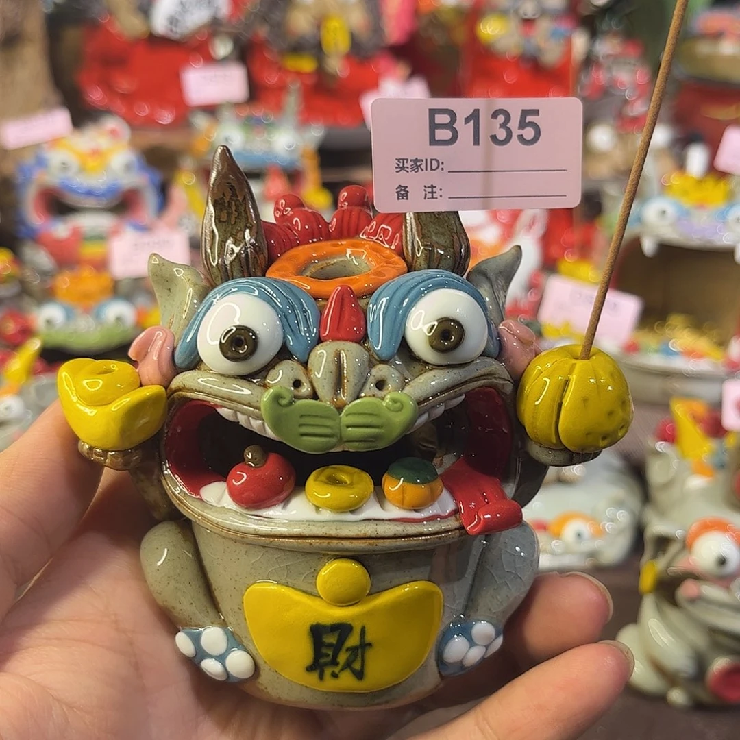 泥塑纯手工茶宠摆件