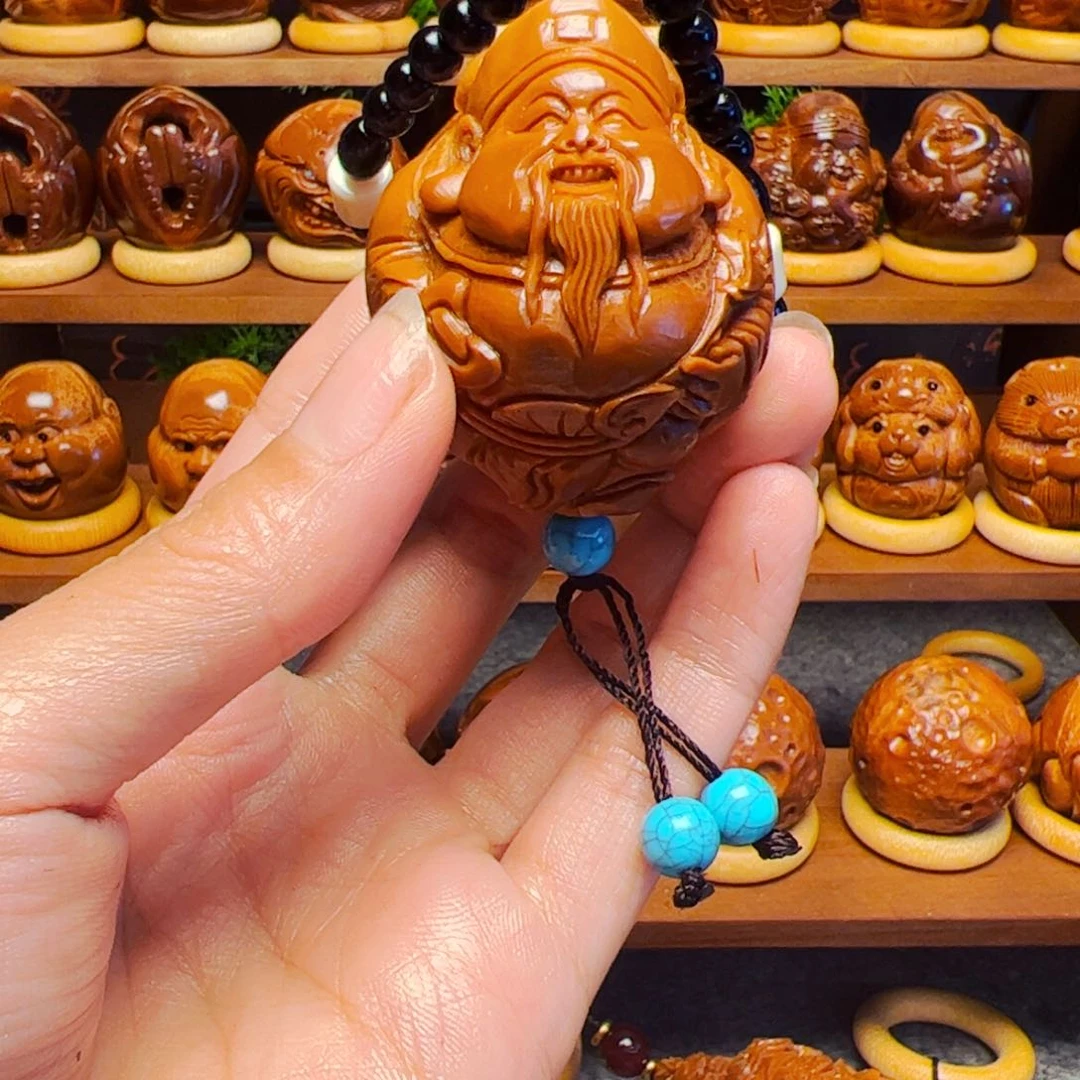 橄榄核手串富*6财神一个