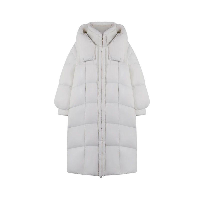【恩苏Su】新款长款大被子白鹅绒服50348