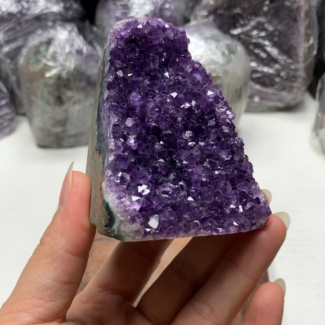 珠宝半成品紫晶未镶嵌紫水晶