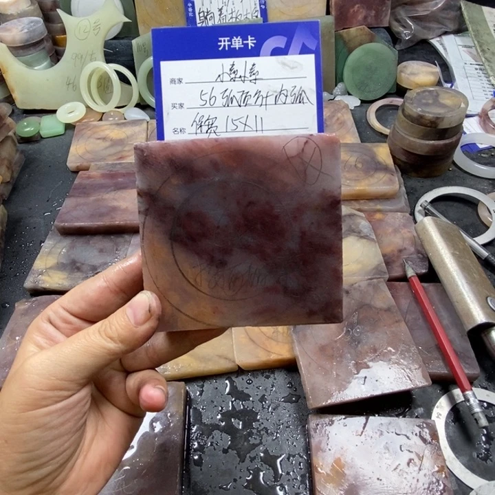 未镶嵌手镯石英质玉小**素定制手镯