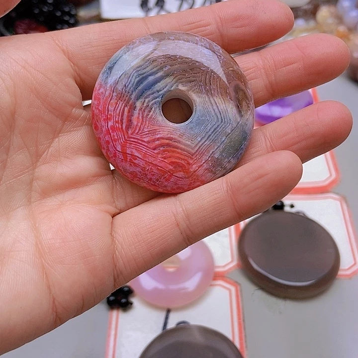 【闪购商品】未镶嵌玛瑙/玉髓珠宝半成品明***果