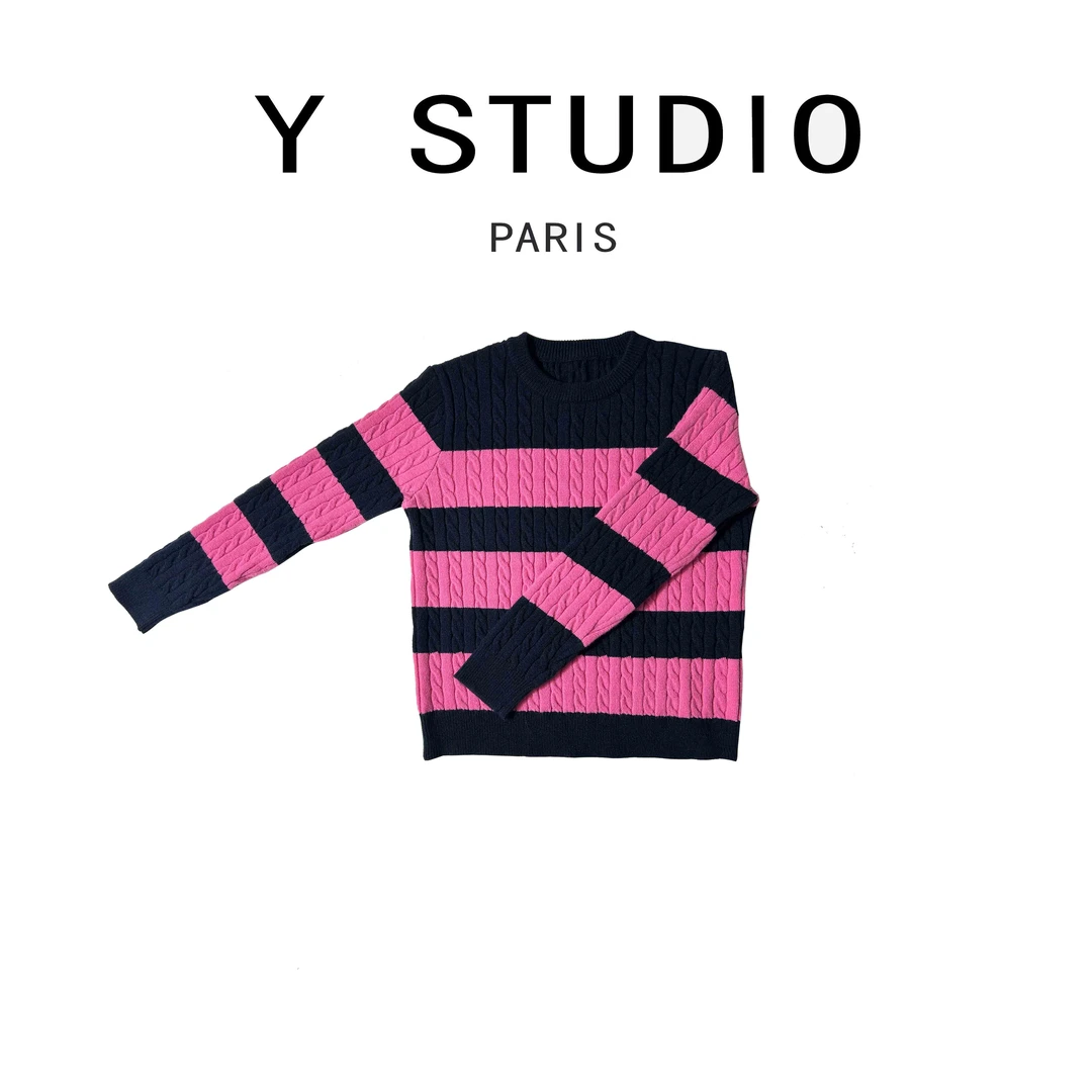 【大妮专属】【盈佳】秋冬新款百搭圆领毛衣女BA-DNL1537