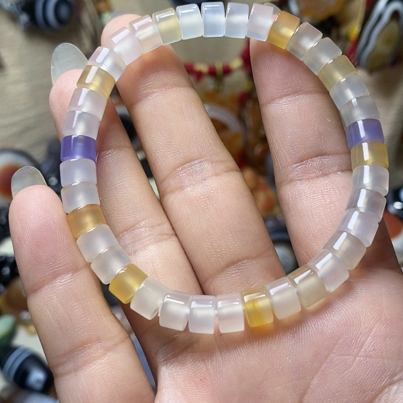 【闪购商品】玛瑙/玉髓手链未镶嵌小***