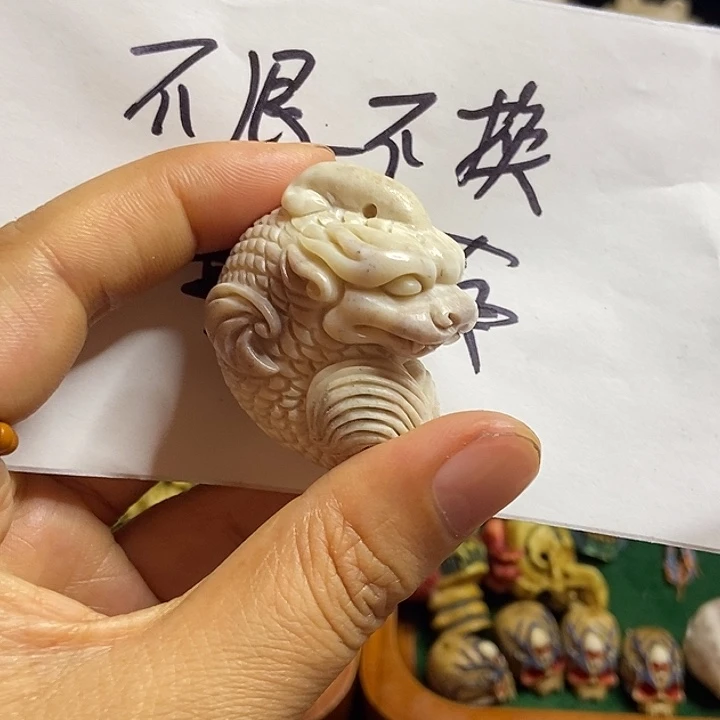~***~配饰鹿角雕刻一个出