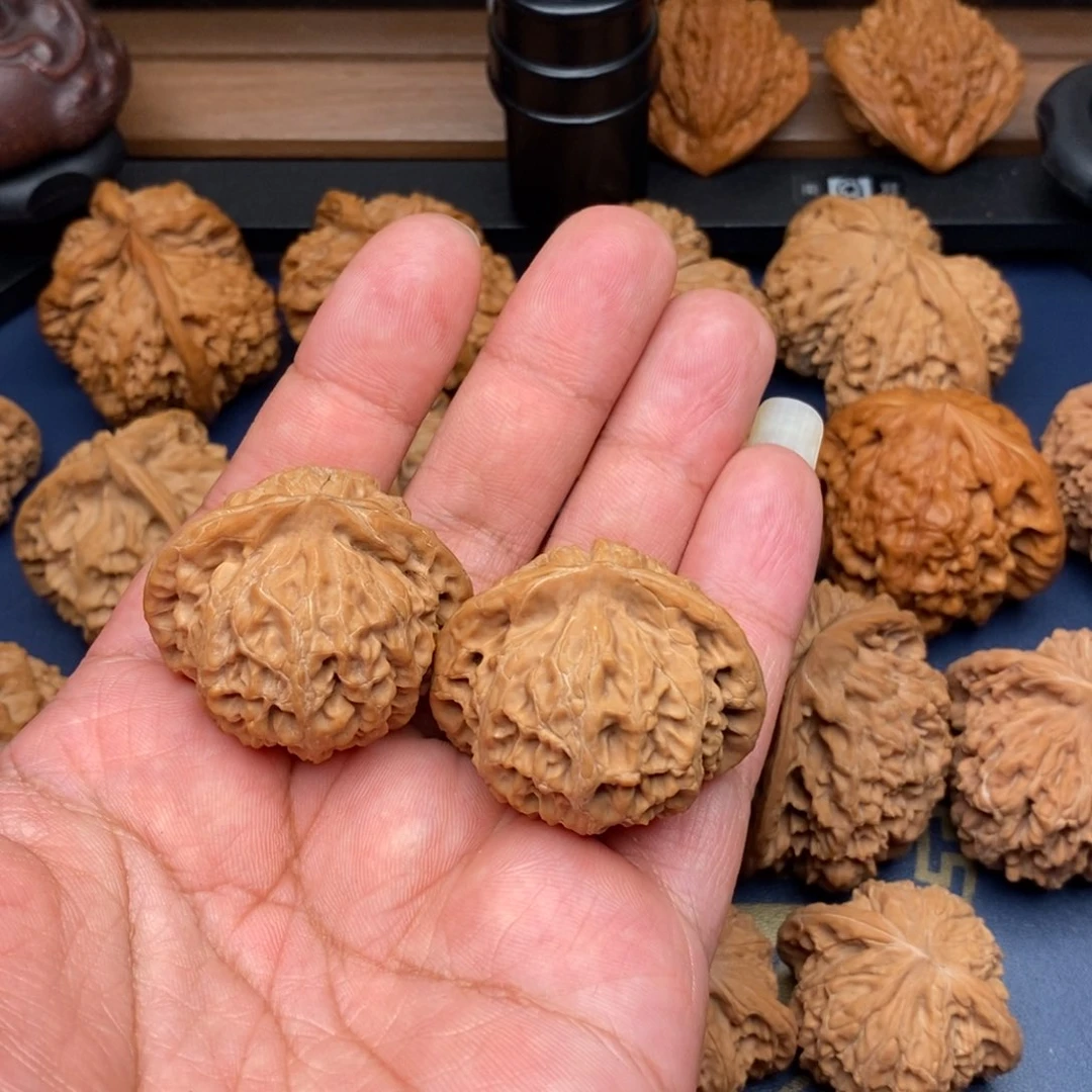 文玩核桃把件托****排宫灯40