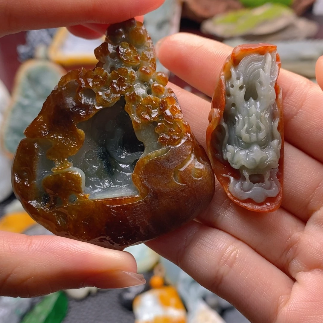 叮***咚定制翡翠未镶嵌天然缅料a货翡翠