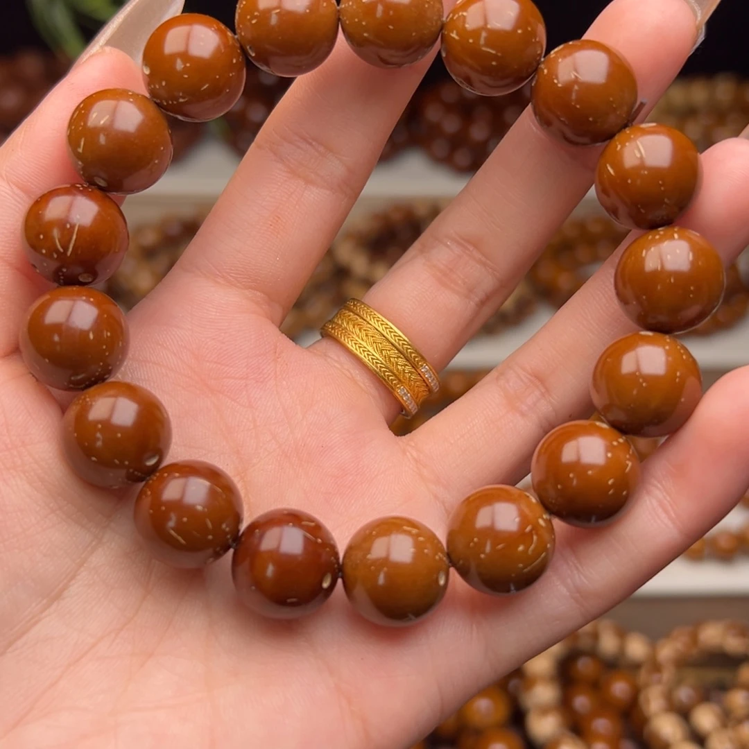 紫金鼠手串13练手款光珠