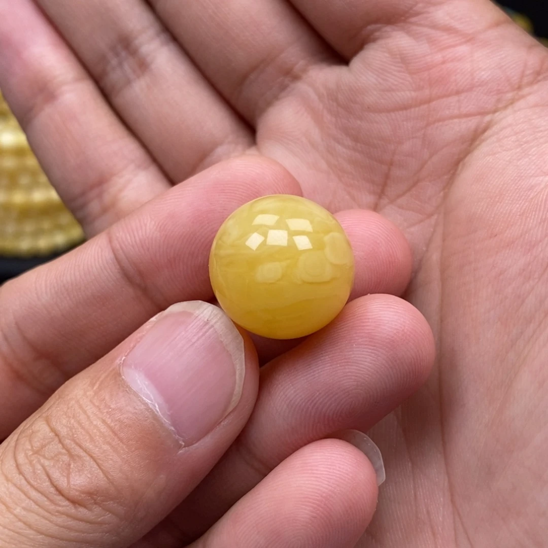 琥珀未镶嵌珠宝奇石17.7尺寸