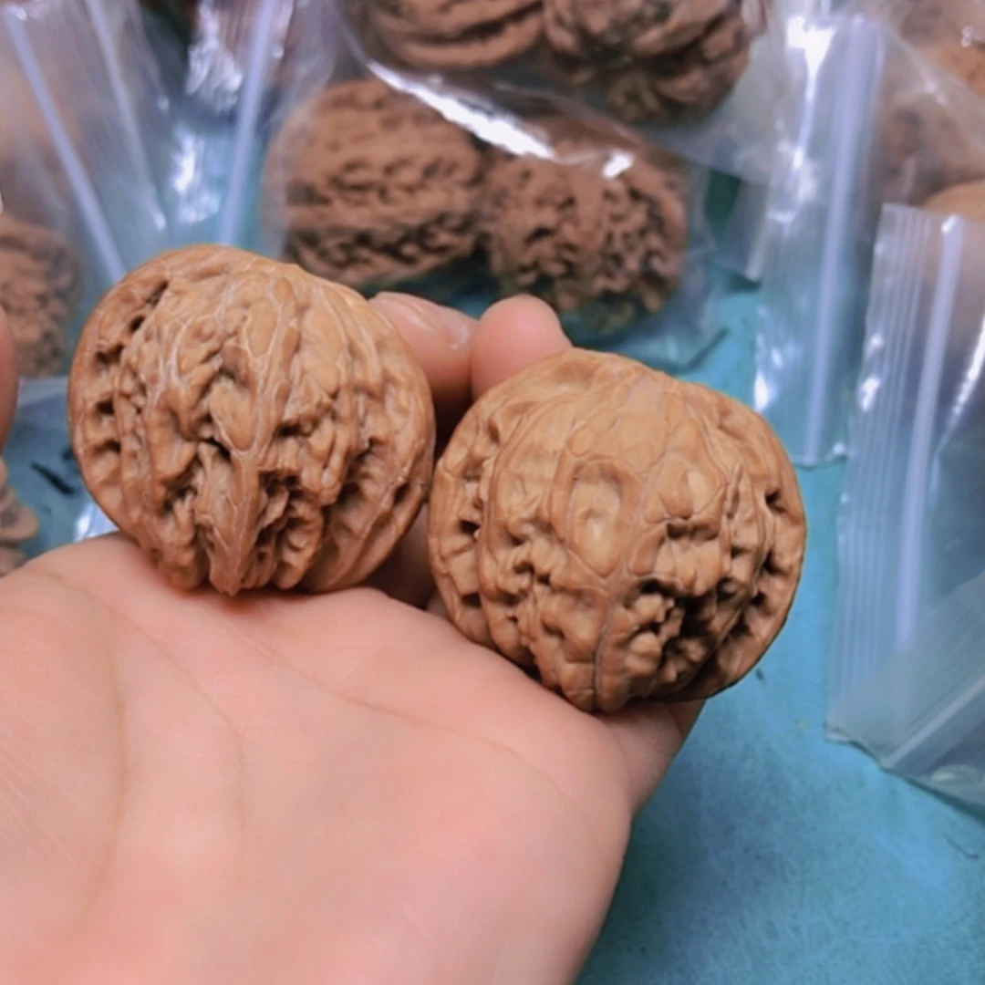 【闪购商品】把件核桃39.5磨盘有修出油