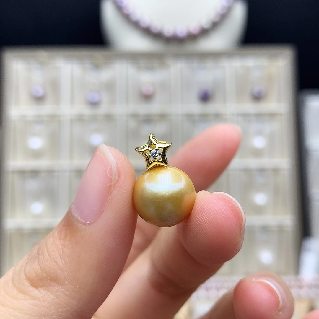 合金颈饰淡水珍珠