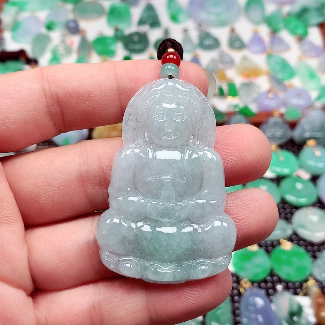 翡翠未镶嵌颈饰天然翡翠A货