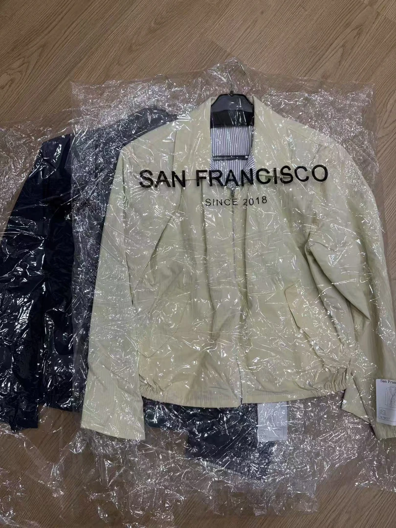 san家高品质翻领拉链夹克