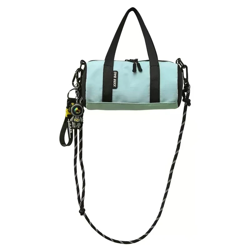 【冯七七】机车文艺拼色登山小挎包