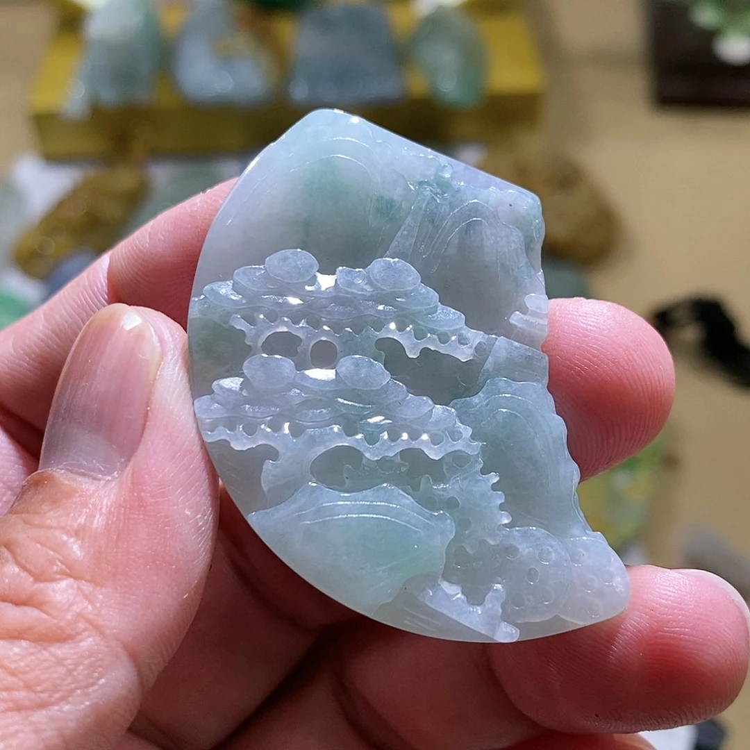 【闪购商品】翡翠颈饰未镶嵌1111111111111