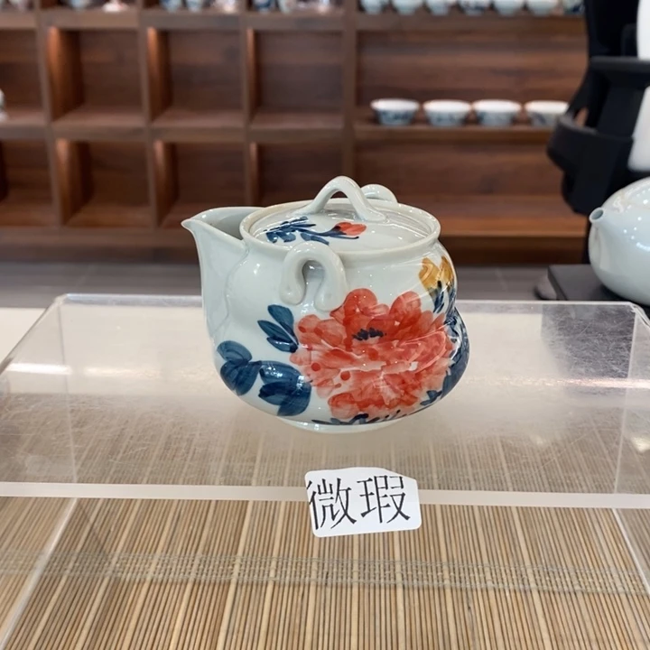 釉下老陶泥手工绘制