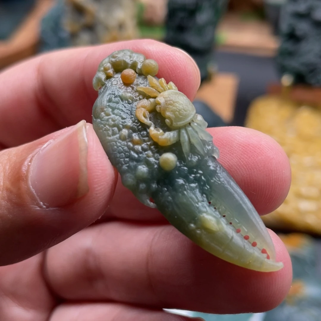 定制翡翠未镶嵌龙王翡翠