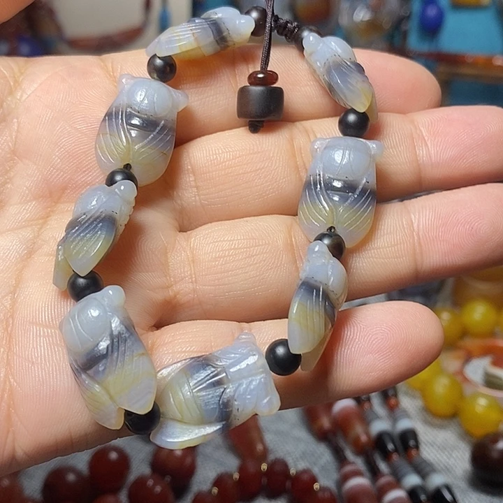 玛瑙/玉髓手链未镶嵌