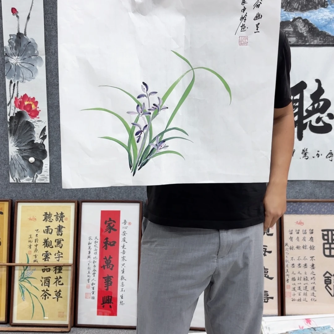 国画国画作品多次
