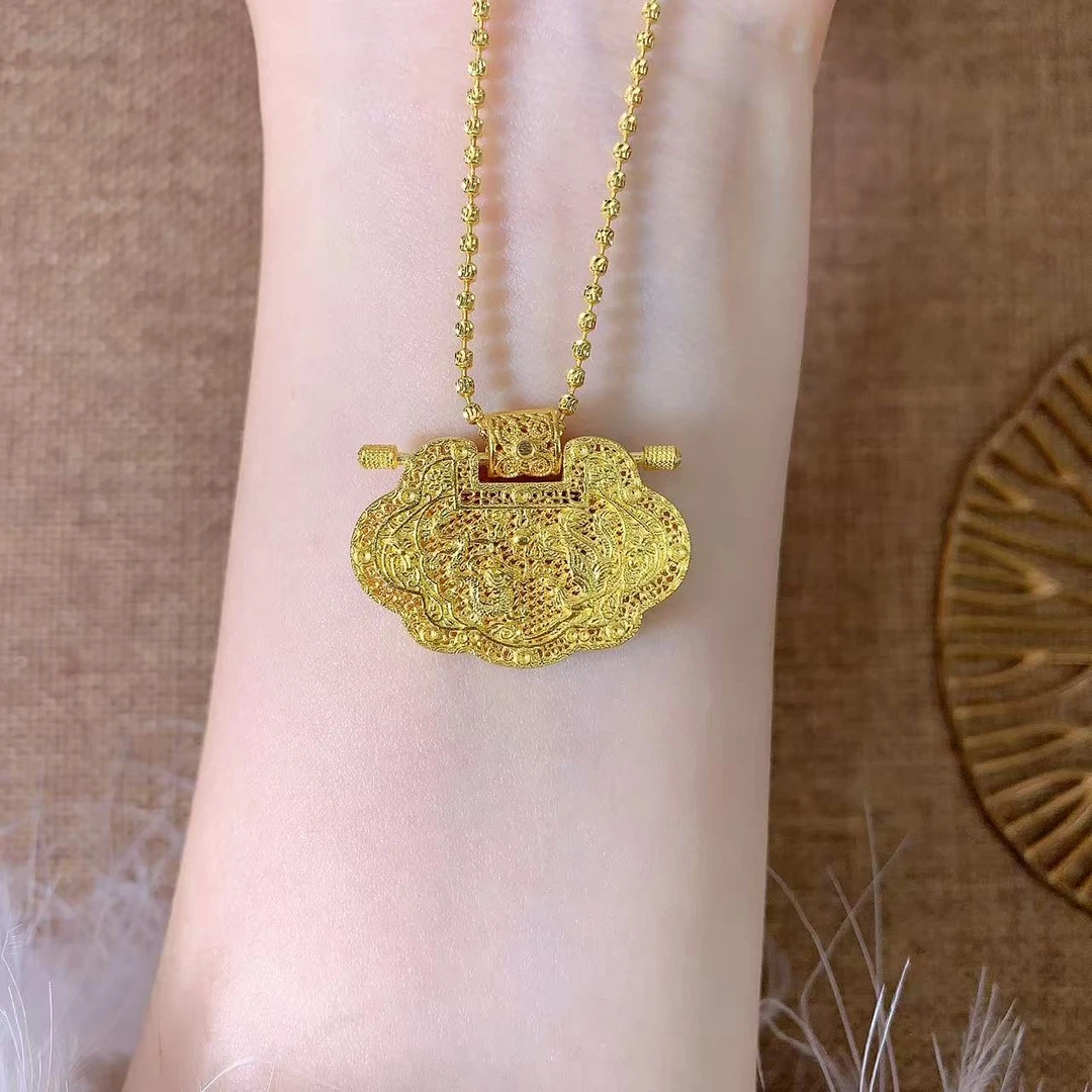 【伟新源】足金999 古法工艺 古法天子门生12.93克（不含链）