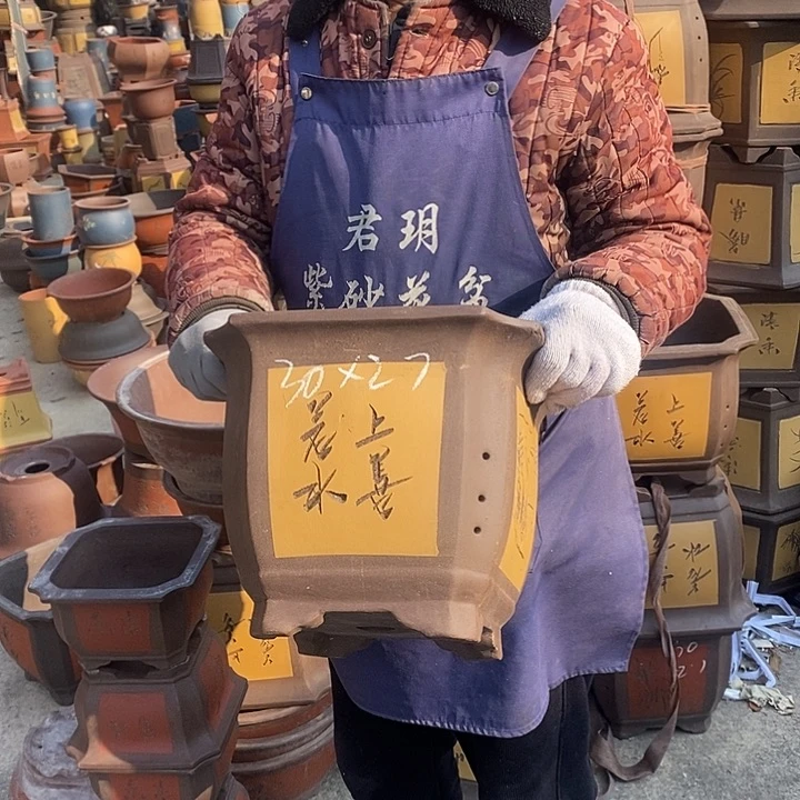 紫砂花盆紫砂花盆