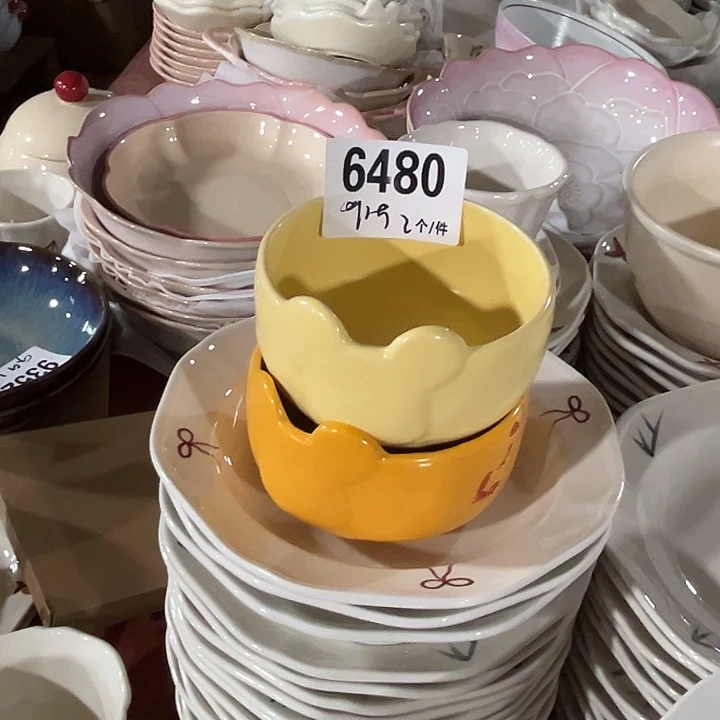 搪瓷微瑕外贸餐具6480