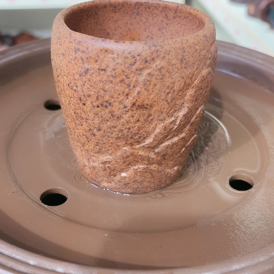 栖***宏紫砂茶杯手工制作