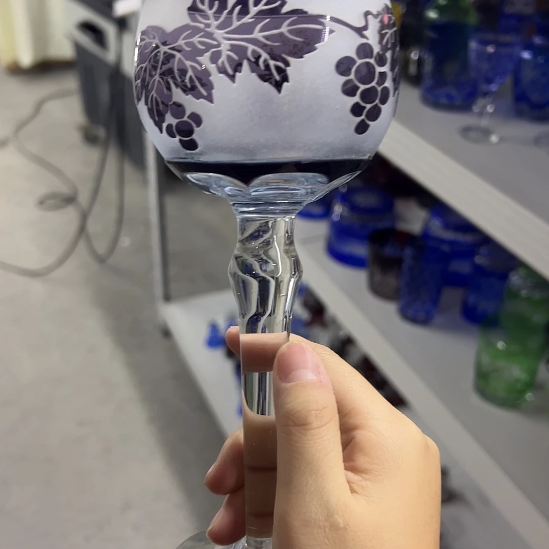 平底款水晶玻璃微瑕一个