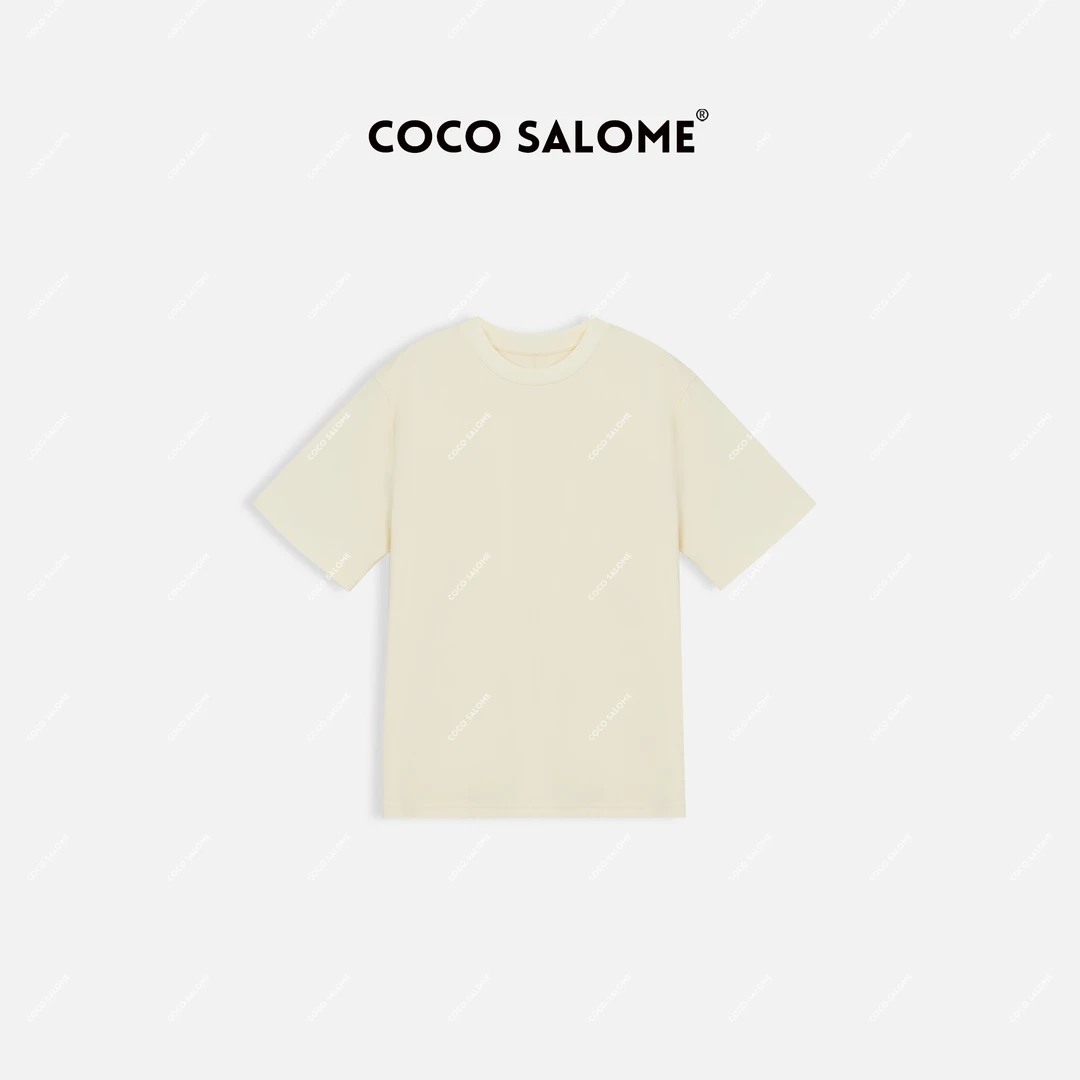 COCO SALOME⑥【微光】新款莫代尔宽松设计师短袖T恤女X167