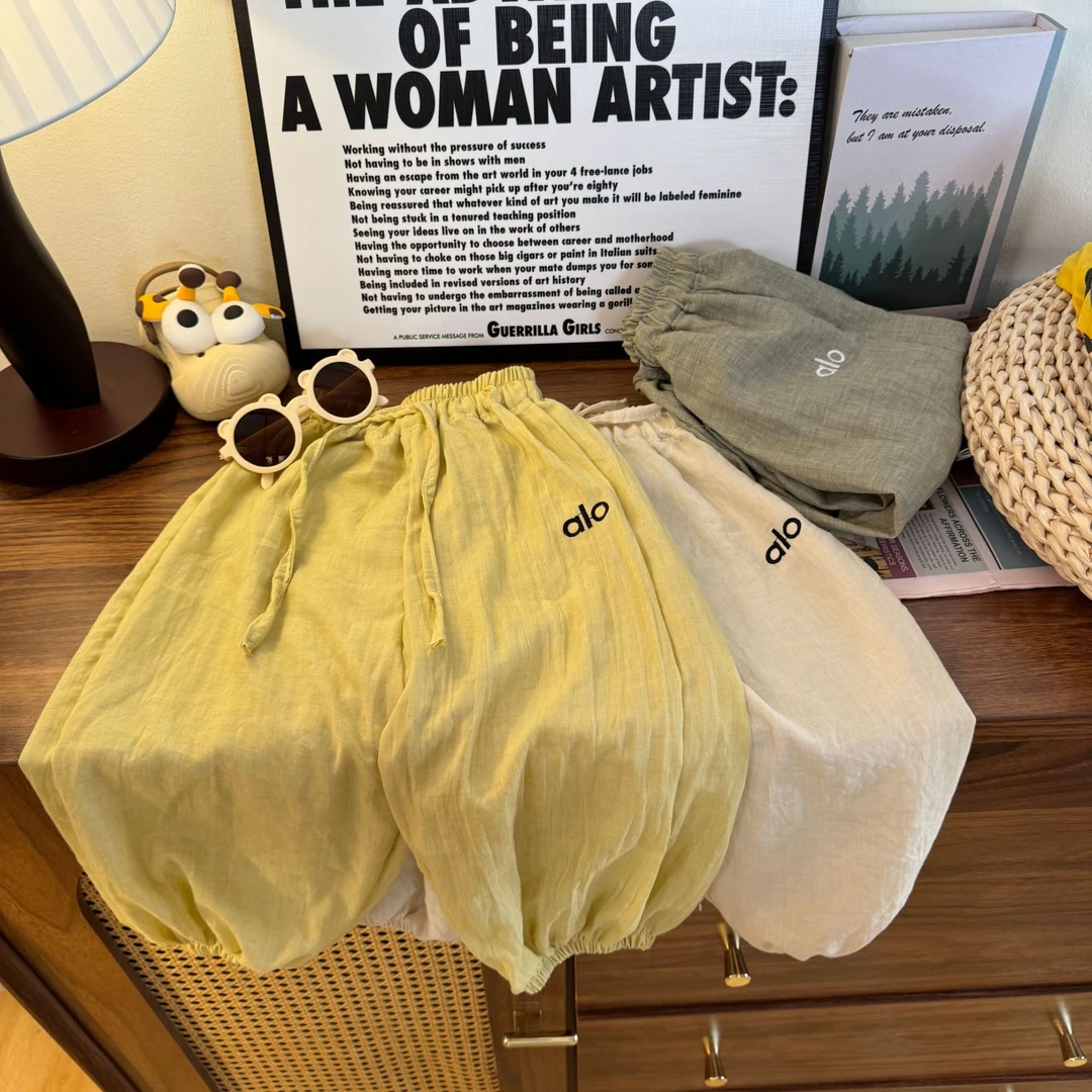 （实体品质）2025夏季新款儿童薄款百搭防蚊裤透气时尚防蚊裤