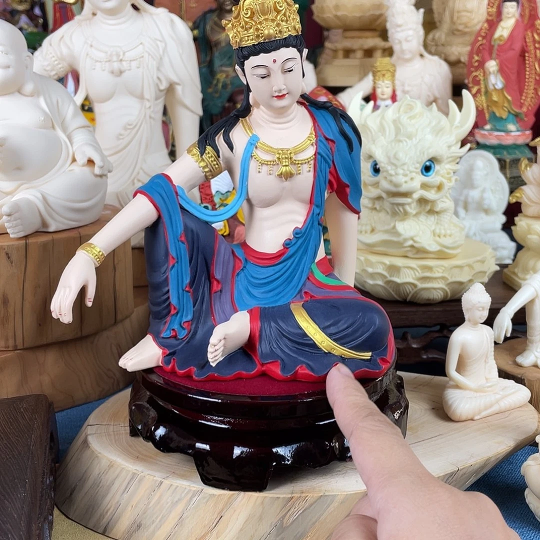 B***～石材自在观音摆件20