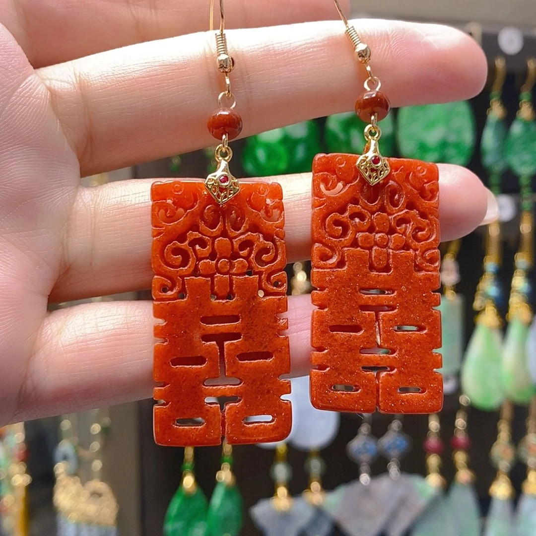 未镶嵌翡翠耳饰翡翠