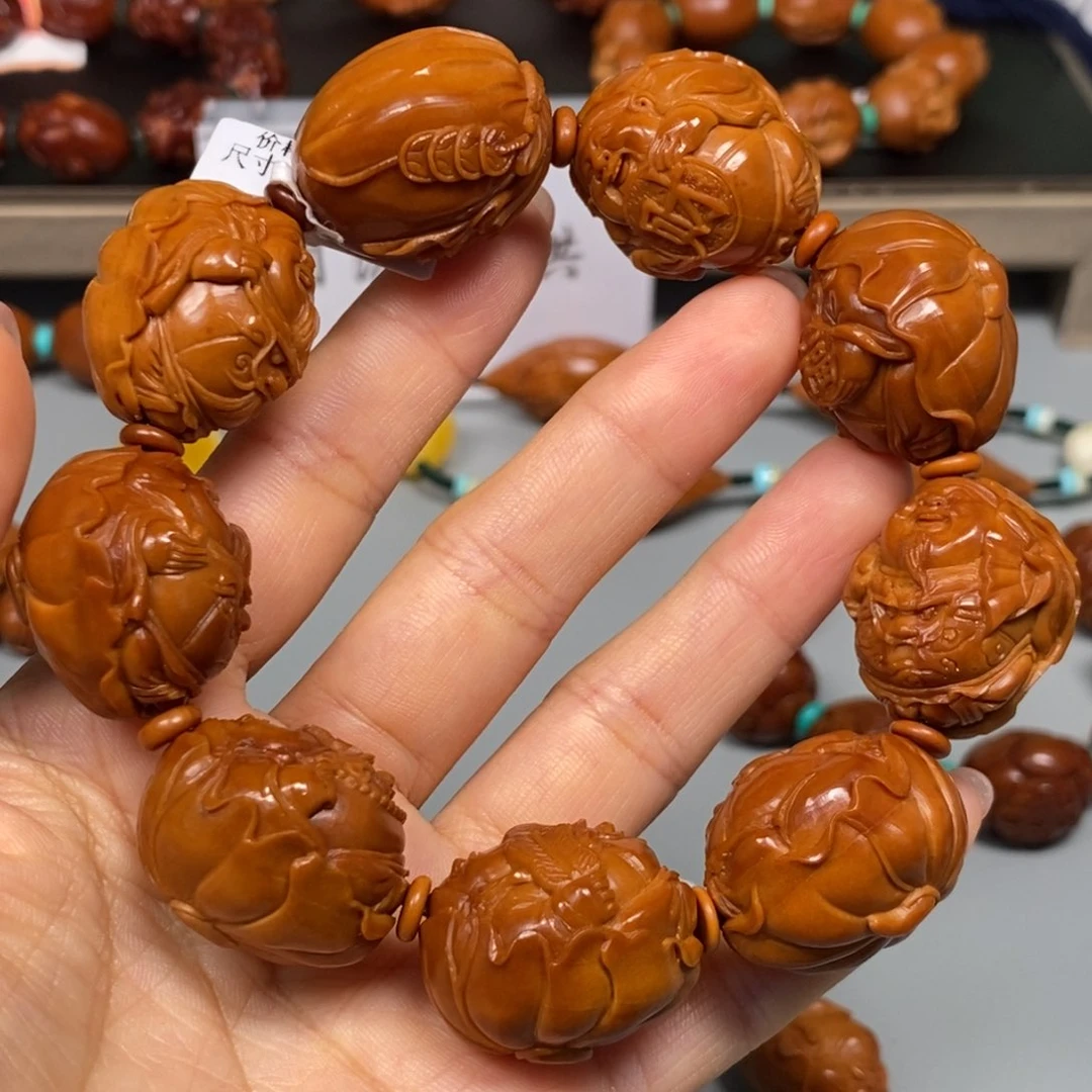 手串/手链橄榄核荷叶财源