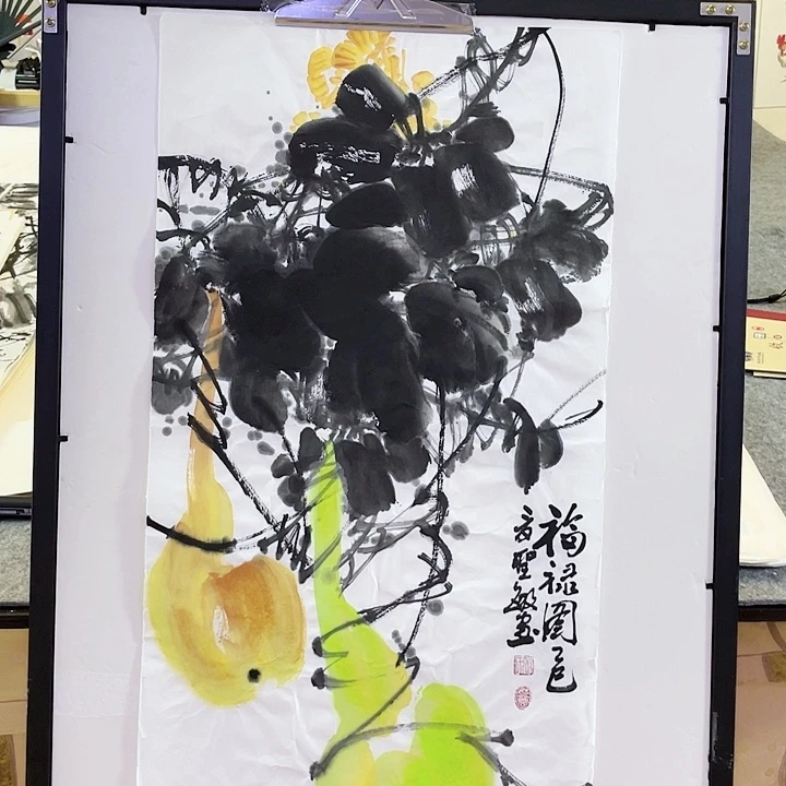 国画张圣敏先生纯手绘作品