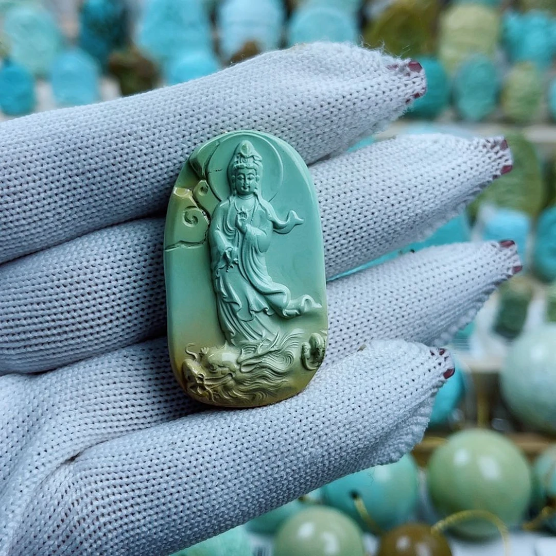 绿松石未镶嵌配饰