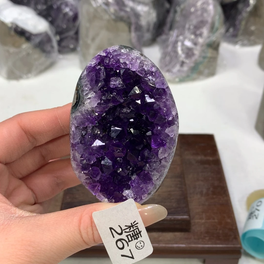紫晶摆件未镶嵌水晶