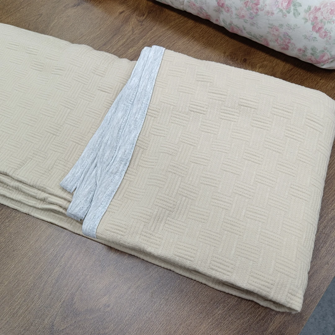 全棉针织多用盖毯