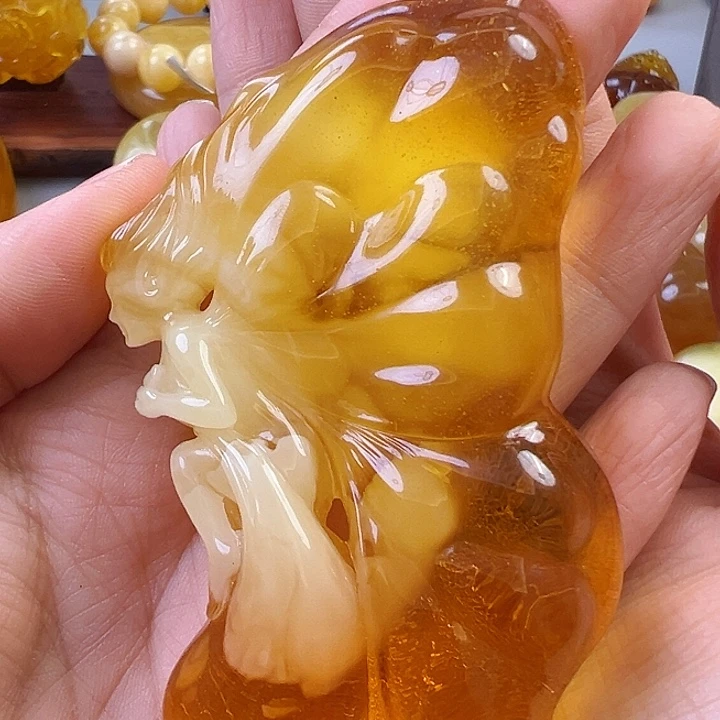 蜜蜡颈饰未镶嵌蜜蜡