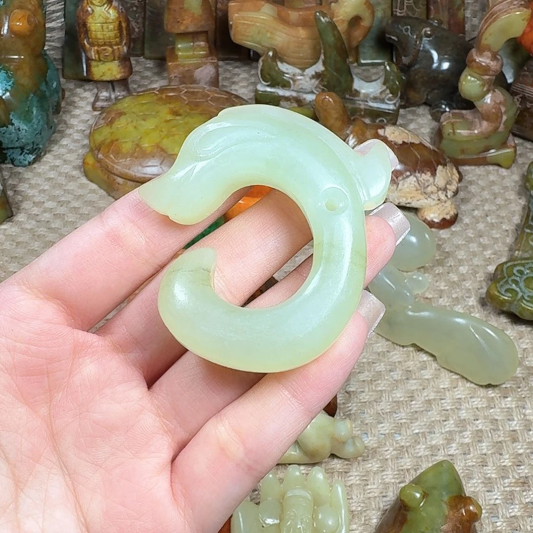 白玉菩提吊坠挂件