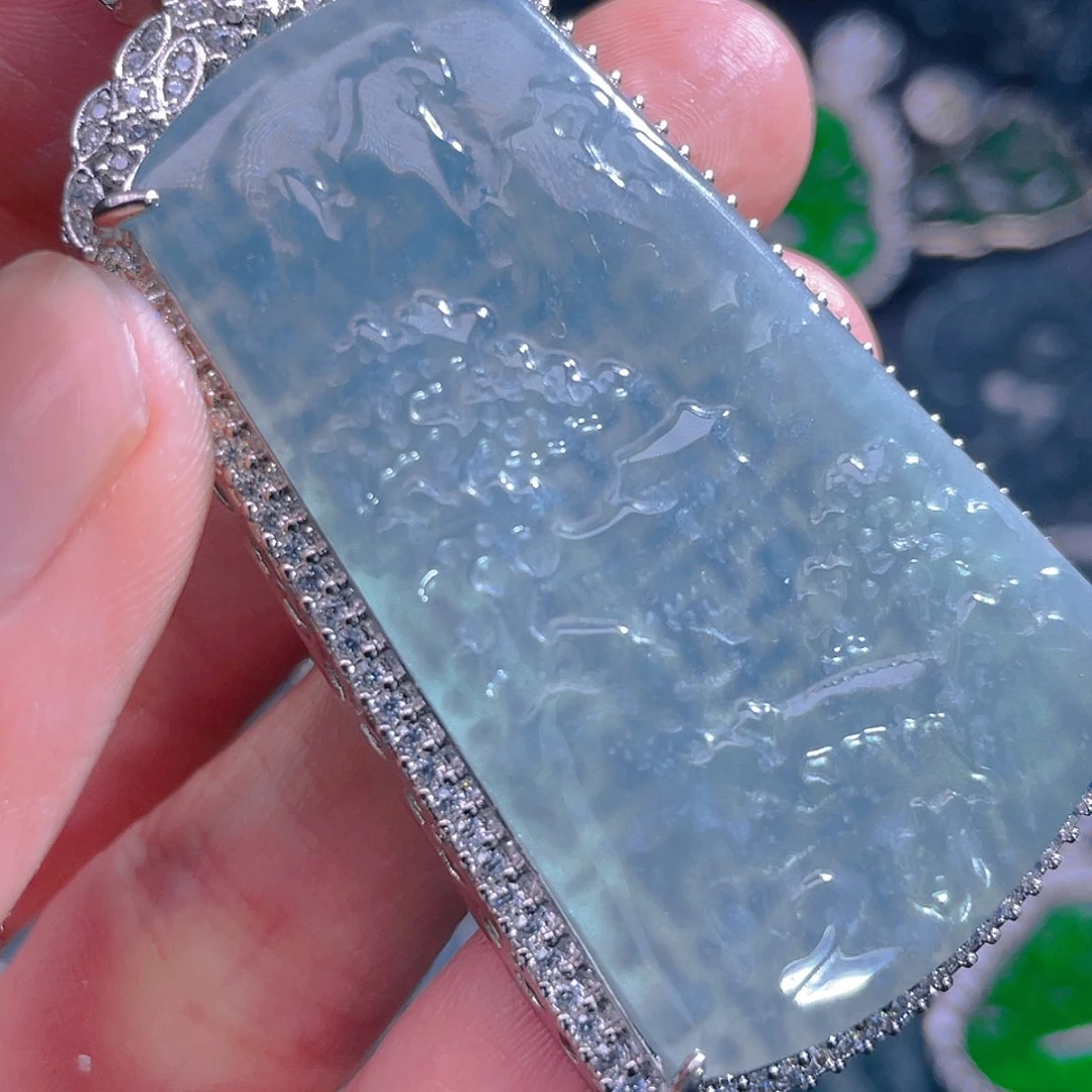 颈饰未镶嵌翡翠翡翠