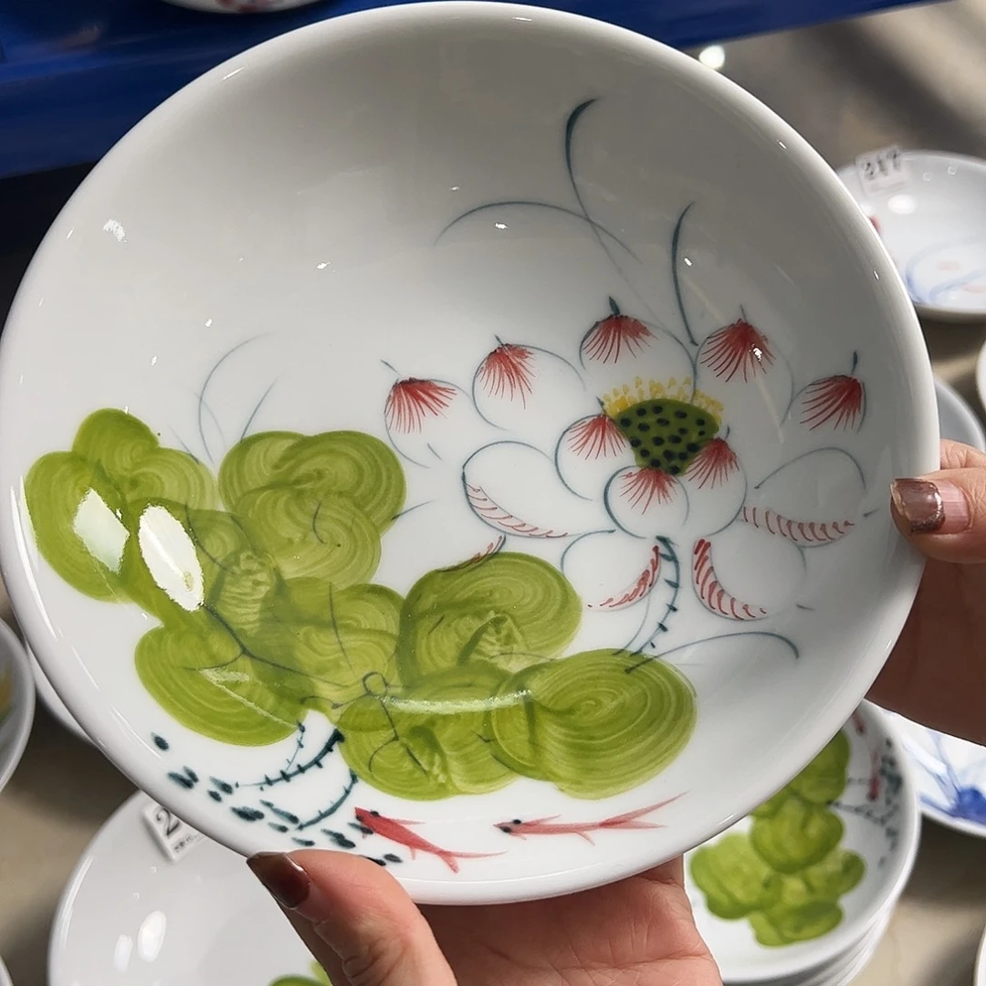 瓷片景德镇陶瓷手工手绘制作